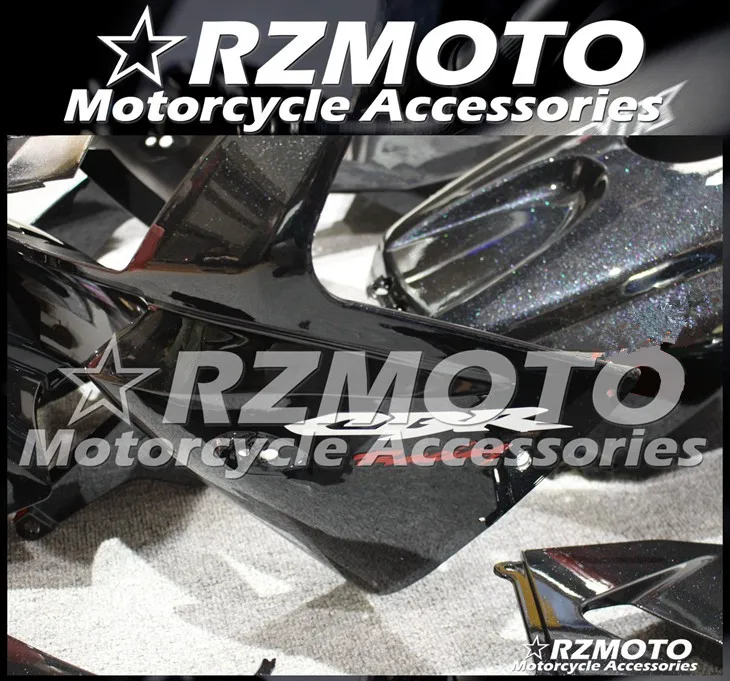 4 подарки ABS мотоцикл полный обтекатель комплект подходит для CBR600RR F5 2005 2006 05 06 cbr600 600RR тела набор черный