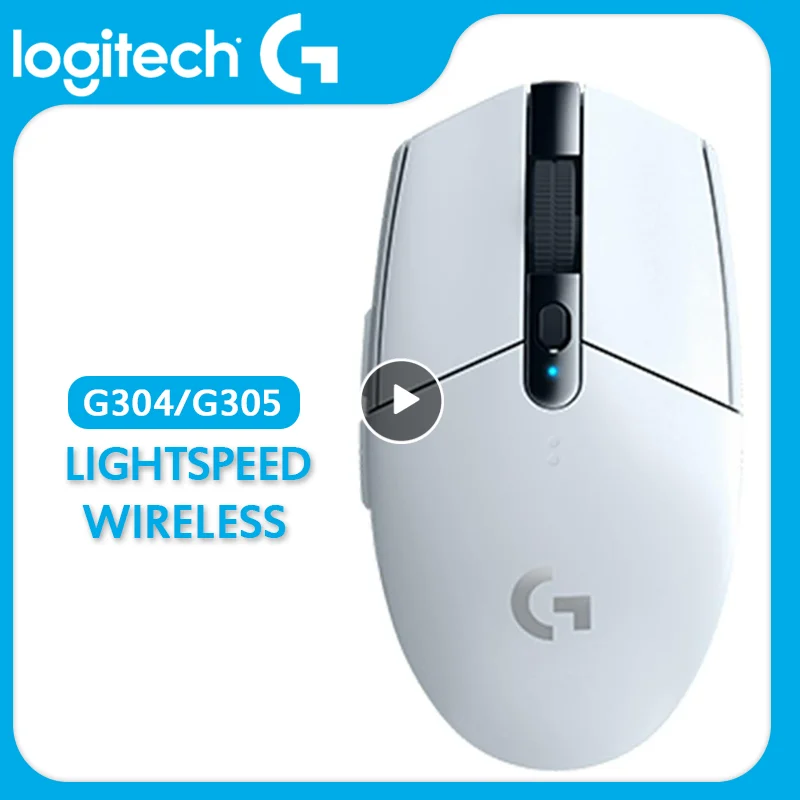 Беспроводная игровая мышь Logitech G305/G304 Lightspeed сенсор Hero 12000DPI CS GO/LOL 1 мс подключение