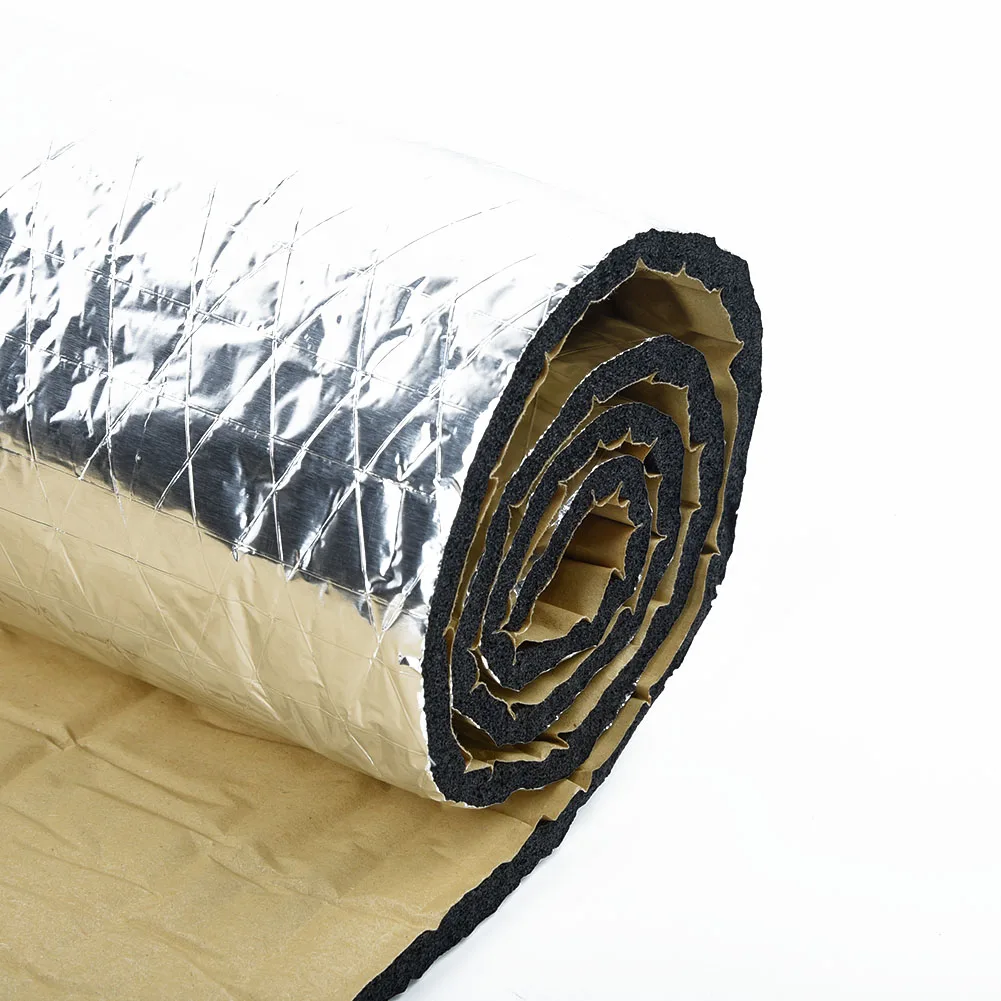 100x40cm 5mm Car Noise Insulation Heat Sound Pad Car Truck Noise Insulation Mat Heat Sound Thermal Proof Pad sound proof mat sound insulation mat soundproofing cotton sound deadener mat sound insulation cotton soundproofing foam sound absorbing foam soundproofing board