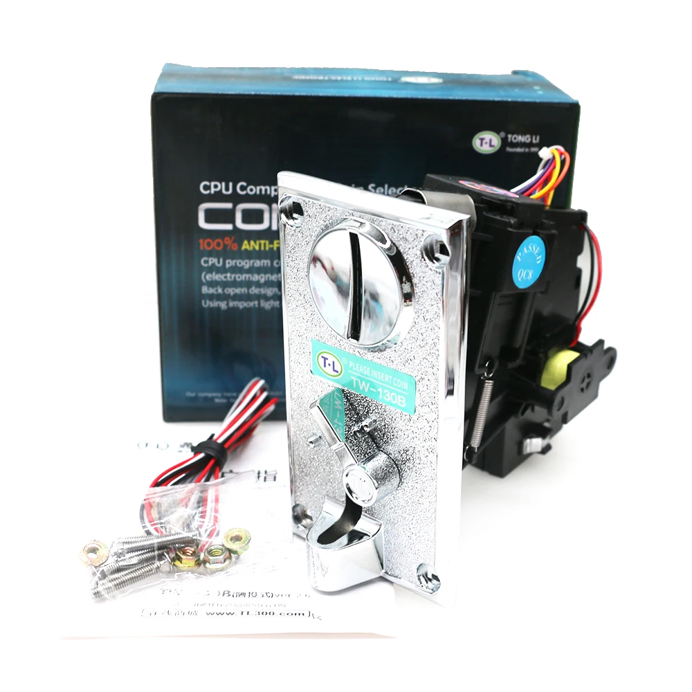 アーケードゲームパーツ用フロントタイプ挿入トークンセレクター、合金パネル、コインアクセプター、同等の電子メカニズム、TW-130B -  AliExpress