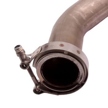 

45 Degree Bend V-Band Pipe Turbo Downpipe w/ 2.5inch V band Flanges Clamp