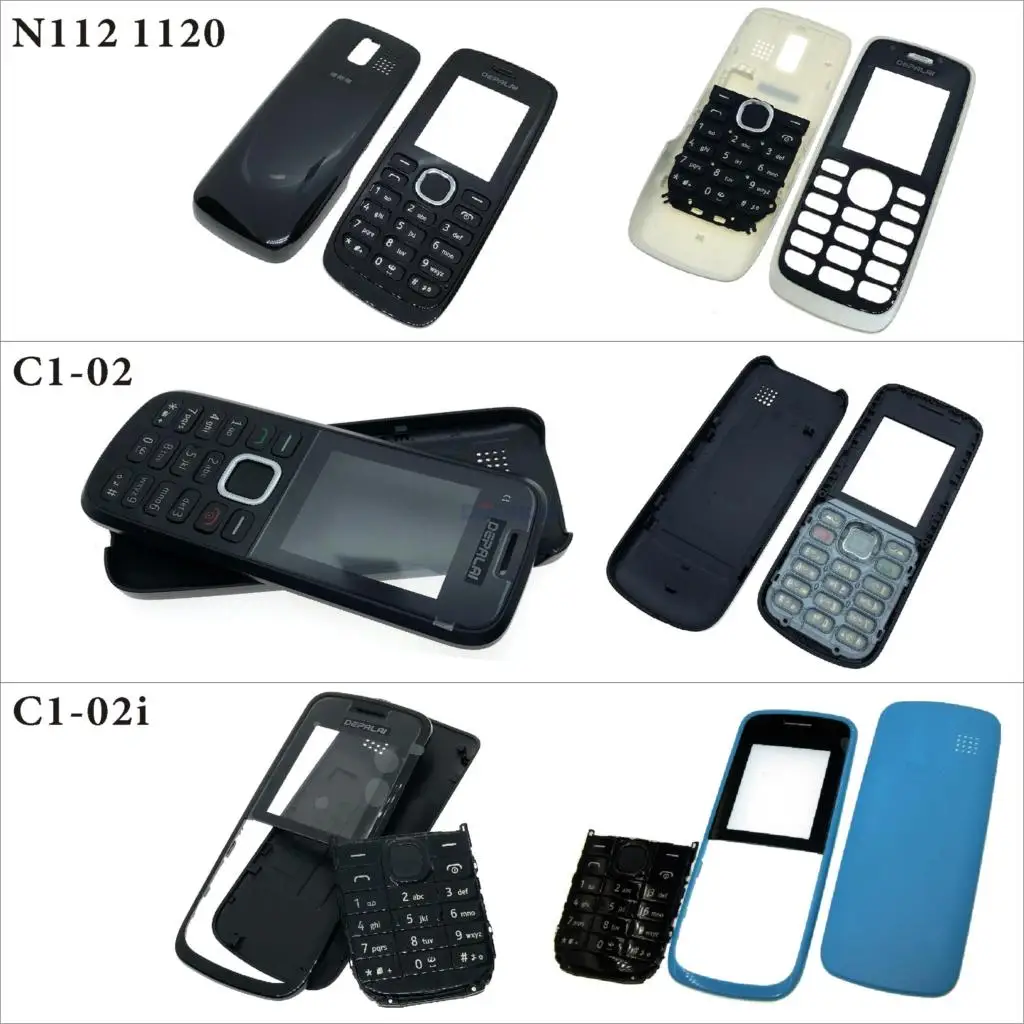 2018 для Nokia 105 Корпус Передняя Лицевая панель рамка чехол + задняя крышка/крышка