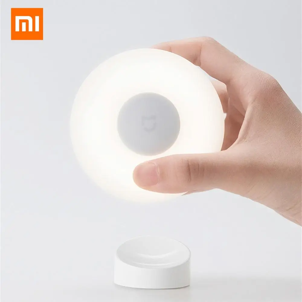 

Original Xiaomi Mijia Led Induction Night Light 2 360 Rotating Adjustable Brightness Infrared Smart Motion Sensor Magnetic Base