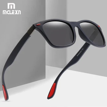 

MCLEXN Classic Polarized Sunglasses Men Women Driving Square Frame Sun Glasses Male Goggle UV400 Gafas De Sol