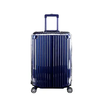 

Clear PVC Suitcase Cover Protectors 20 22 24 26 28 30in for Wheeled Luggage Case 517D