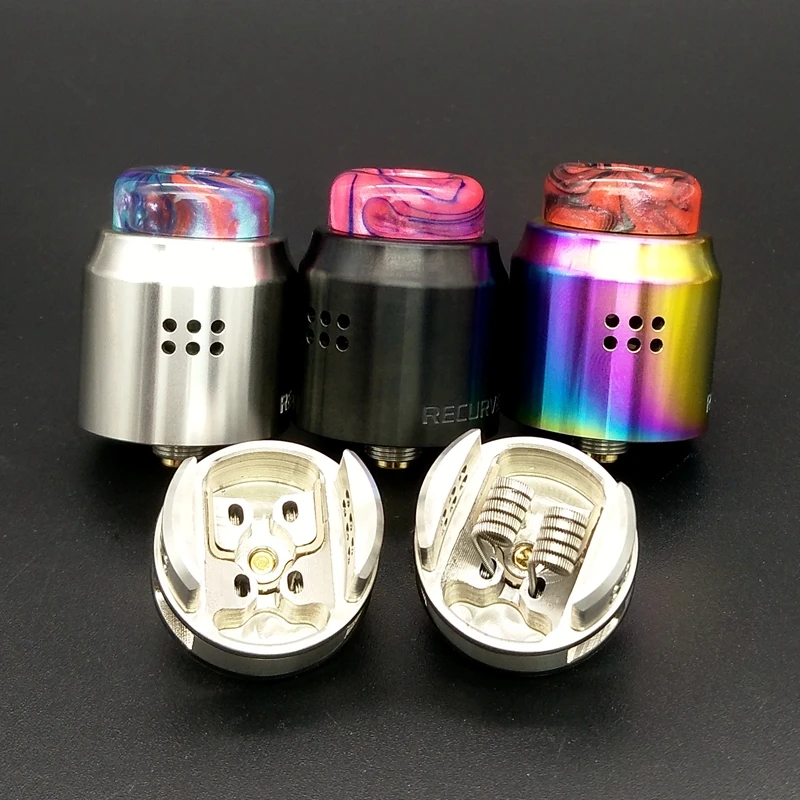 Испаритель HongXingJia Recurve RDA испаритель с Двойной спиралью электронная сигарета