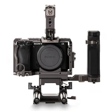 Tilta DSLR камера клетка для SONY A6 A6300 A6400 A6500 A6600 серия камеры Полная Клетка A6 dslr rig боковая фокусировка ручка Верхняя ручка