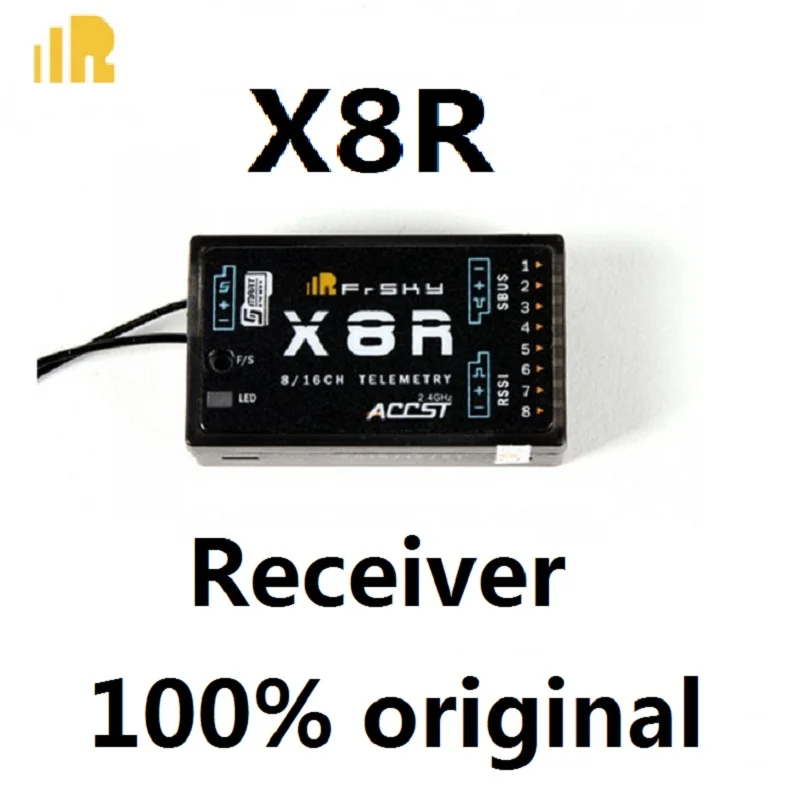 Приемник FrSky ACCST X8R 8/16ch для XJT Taranis X9DPlus Horus X12S SMARTPORT и SBUS простой в использовании
