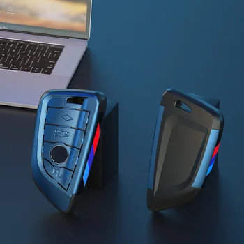 Cover chiate/telecomando per BMW 2 3 5 7 serie 6GT X1 X3 X5 X6 F45 F46 G20 G30 G32 G11 G12 F48 G01 F15 F85 F16 F86 portachiavi - Nuova copertura della cassa chiave dell automobile per BMW 2 3 5 7 serie 6GT