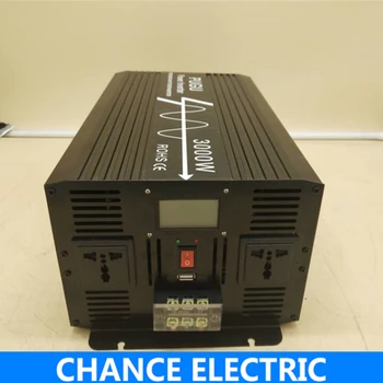 

3000W/6000W Pure Sine Wave Inverter DC 12V 24V 48V to AC 110V 220V,Off Grid Inversor Portable 3000W/6000W Power Inverter
