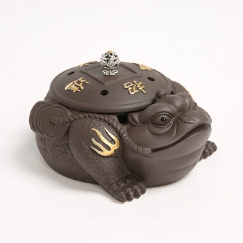 

Purple Sand Incense Burner Small Waterfall Creative Incense Burner Smoke Fountain Living Room Encensoir Home Decoration EB50XX