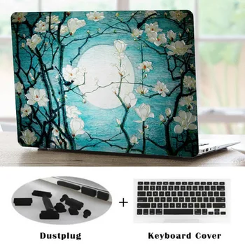 

For 2020 13Air A2179 Laptop Case+Keyboard Cover+ Dust Plugs+Screen Film For 11 12 13 15 16 "Macbook Air Pro Retina Touch Bar