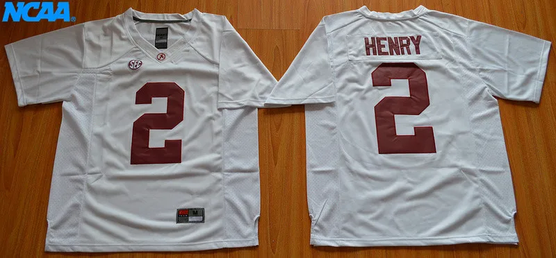 Новое поступление, высокое качество, Derrick Henry#2, футболки для колледжа, ограниченная серия, майки, S-XXXL - Цвет: 3