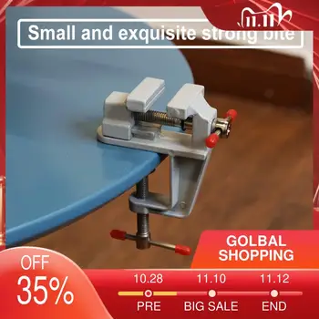 

Mini Table Vise Aluminum Alloy Vise Bench Clamp Craft Hobby Home Tool Accessories for DIY Craft Mould Fixed Repair