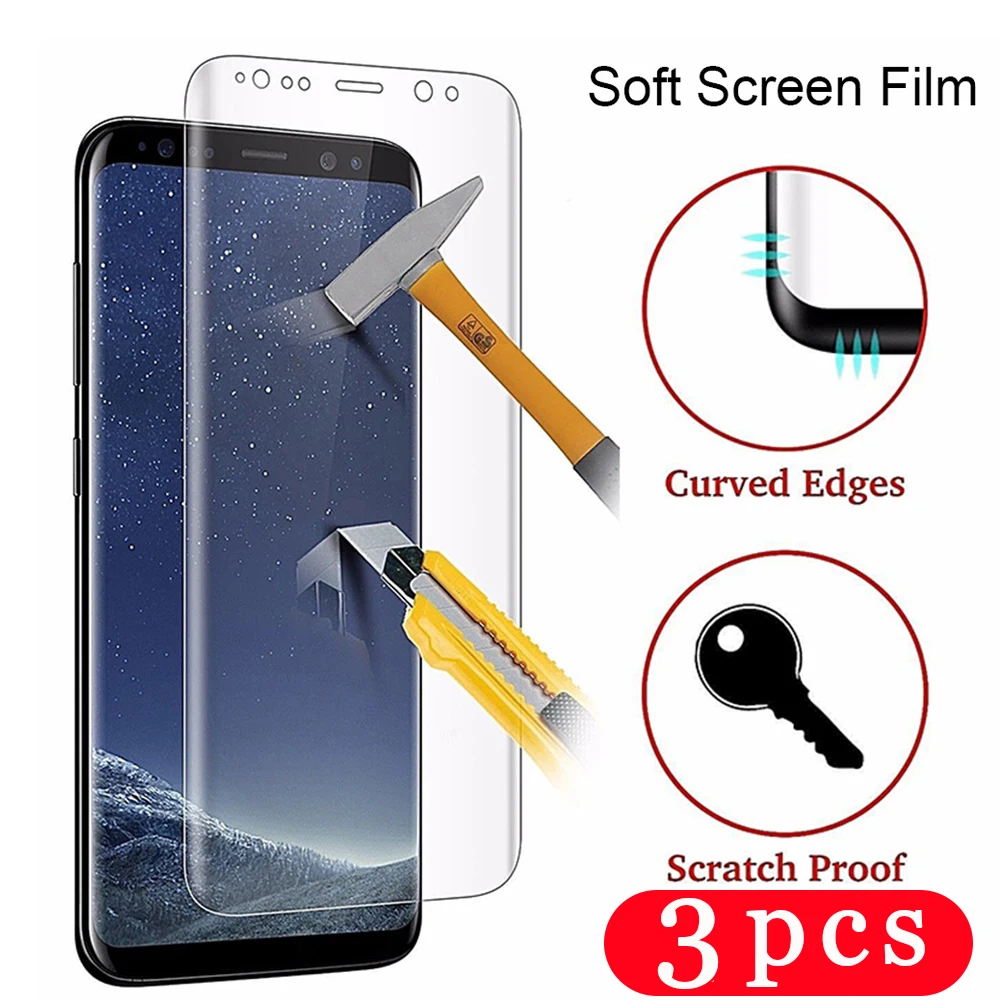 3 шт. для samsung galaxy note 8 9 10 lite plus pro закаленное стекло защитная пленка экрана на