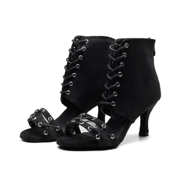 

Party Jazz Salsa Ballroom Latin Dance Shoes For Dancing Women Sexy Tango Tap Stylish High Heel 1064 Summer Sandals