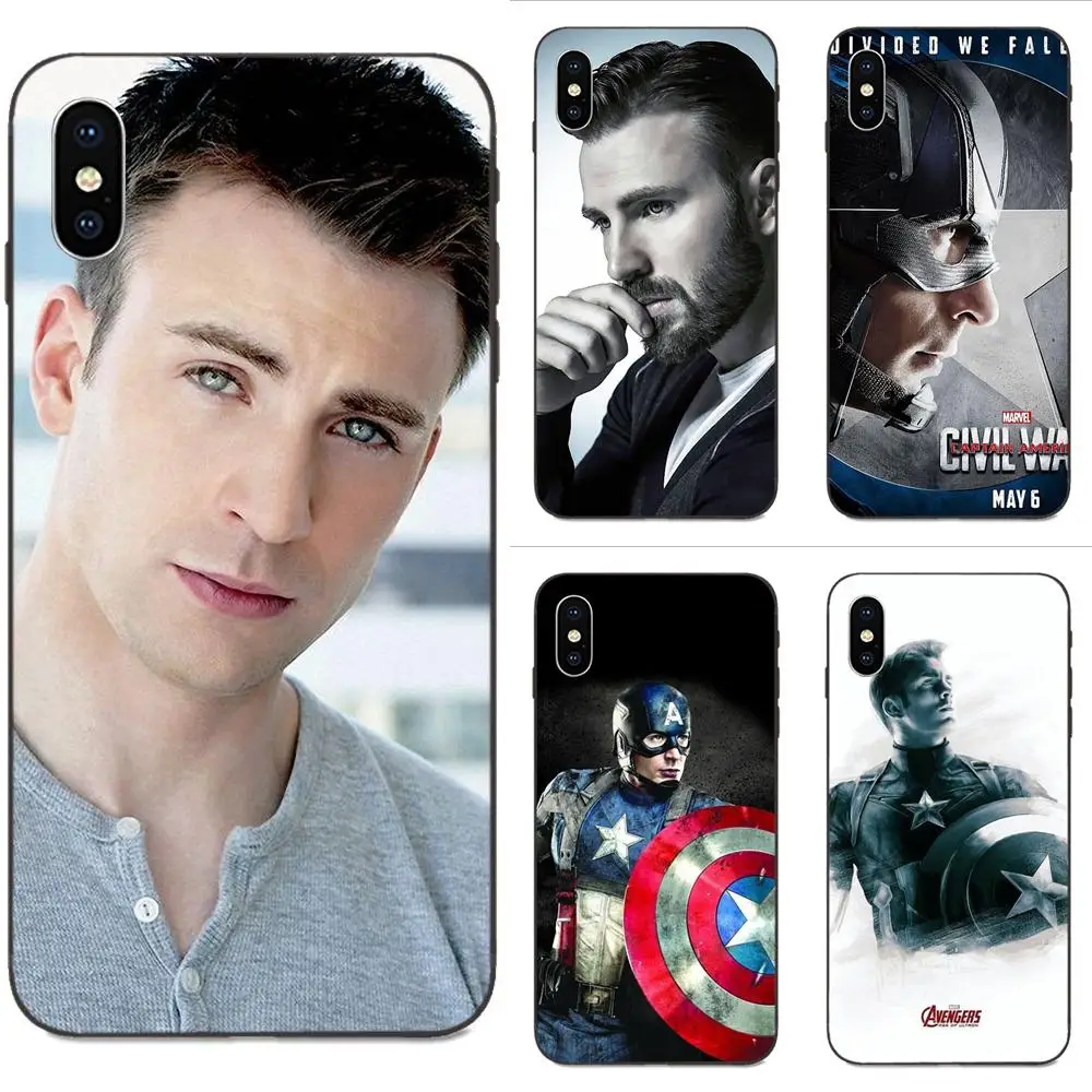 Пикантные США Человек Крис Эванс для Xiaomi Redmi Note 3 3S 4 4A 4X5 5A 6 6A 7 7A K20 Plus Pro S2 Y2 Y3 чехлы