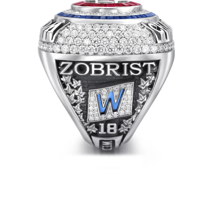 

2016 Official Chicago Cubs Bear Team Baseball Worlds Champion Ring European And American-Style Retro Ring