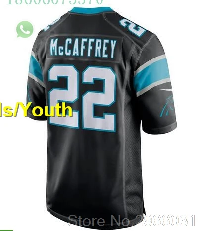 A+++ качественная Детская Молодежная 1 камера newton 59 Luke Kuechly Christian McCaffrey 22 jersey Carolina - Цвет: for kids youth