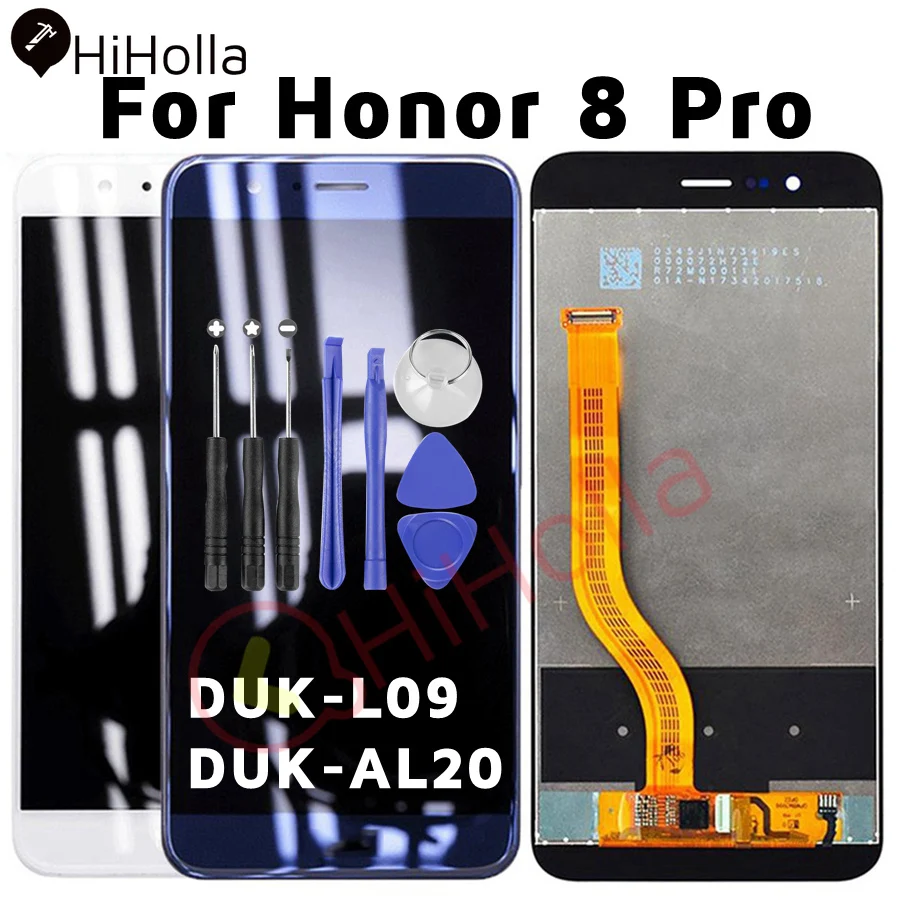 5," для huawei Honor 8 Pro ЖК-дисплей сенсорный экран дигитайзер с рамкой Замена для Honor 8 Pro lcd V9 DUK-L09 AL20