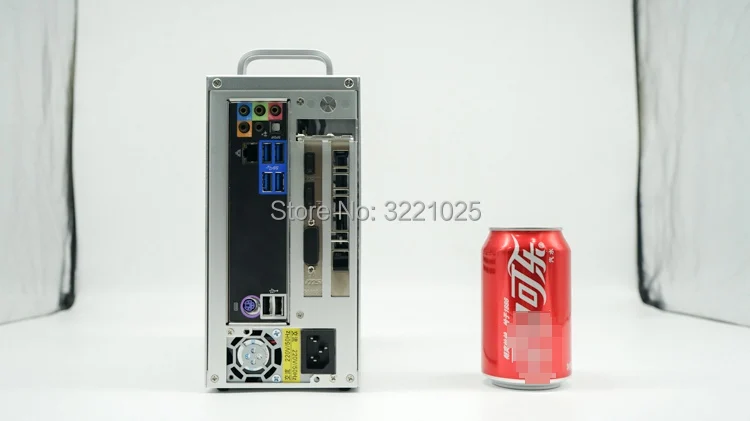 Todo o Alumínio Htpc Pequeno Chassis Jogo Computador Case Suporte Placa Gráfica Rtx2070 i7 8700 Pk39 K39 Itx - Imagem 3