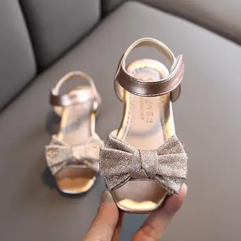 

2020 kids Girl's Fashion Sandals Female Child Sandals cute bow Princess Shoes Cutout Gladiator Sandals summer baby shoes