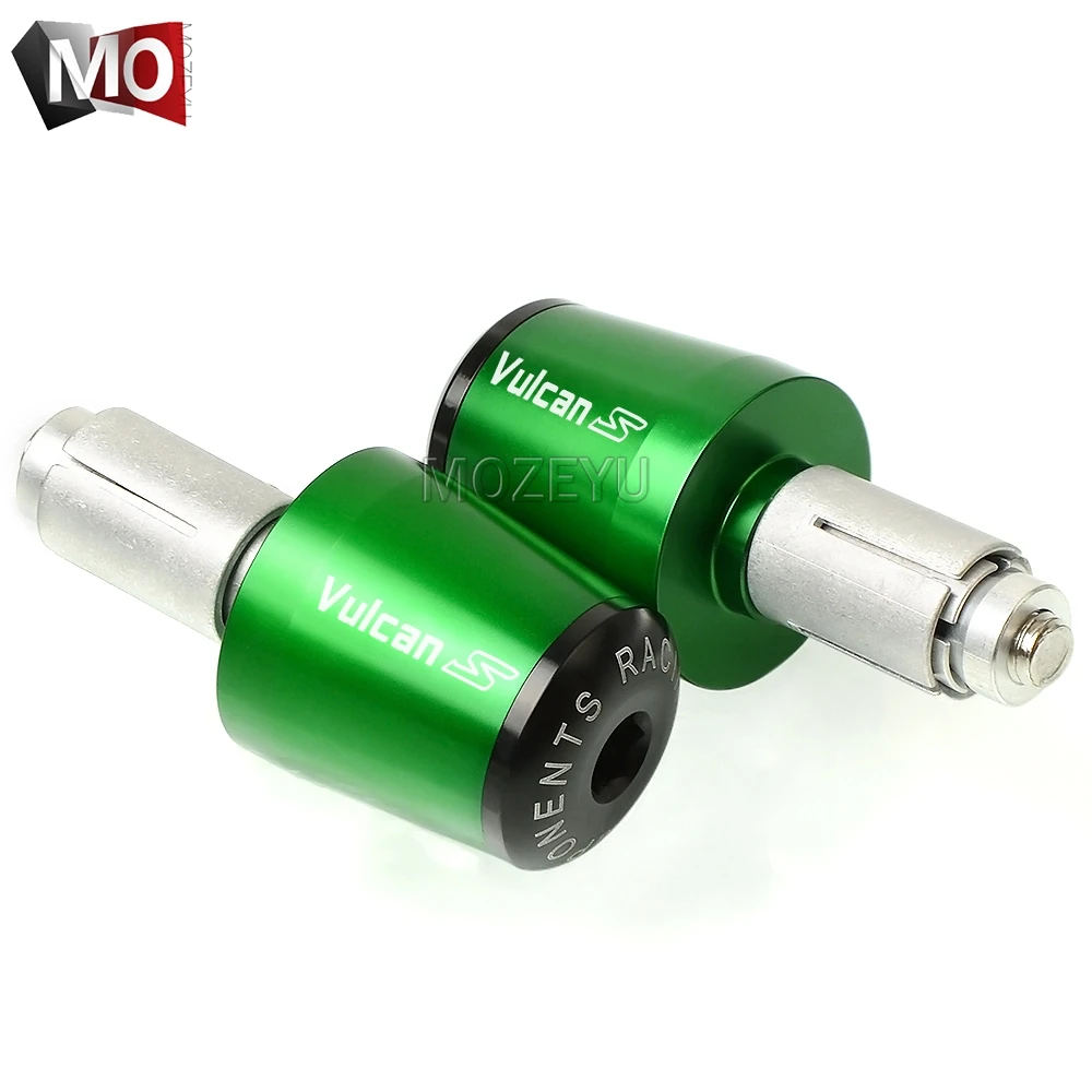 Мотоцикл 7/" 22 мм руль ручной рукоятки «Грипсы» Бар Конец слайдер Кепки разъем для KAWASAKI Vulcan S 650 900 1500 вулканцы VN900