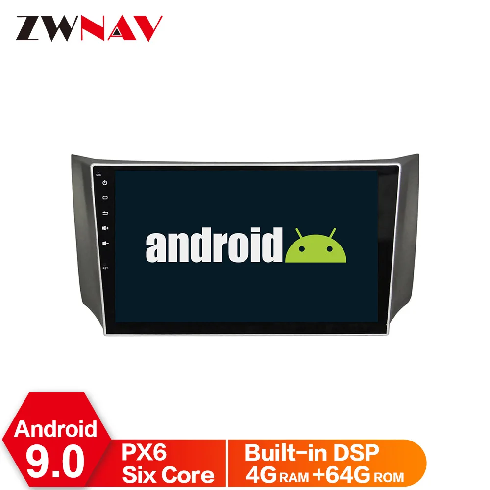 Android 9 PX5 PX6 Автомобильный gps навигатор Автомобильный dvd-плеер для Nissan Sylphy 2012- мультимедийный плеер радио магнитофон головное устройство