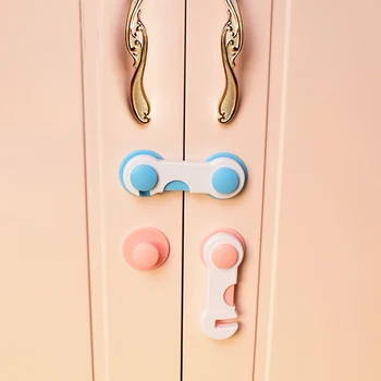 

5 Pcs Child Lock Protection Children Baby Safety Lock Cupboard Cabinet Door Drawer Safety Locks Baby Safety Protection
