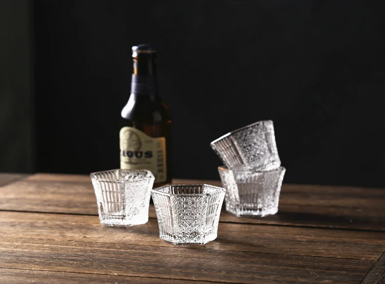 Креативное японское вино стекло Прозрачный Кристалл виски водка выстрел Набор