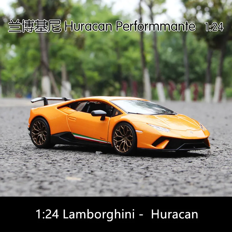 Bburago 1:24 Lamborghini Модель автомобиля высокая имитация литья металла детская игрушка бойфренд подарок моделирование сплав автомобиль коллекция - Цвет: Lamborghini