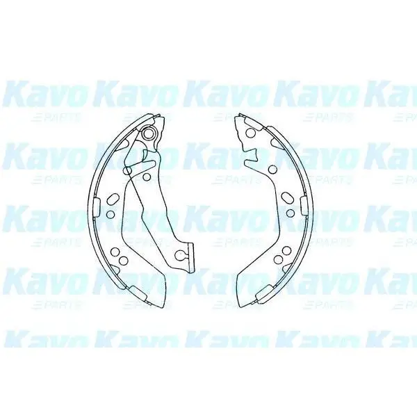 Колодки торм.бар.HYUNDAI ACCENT 1.3-1.6 00-05 KAVO PARTS KBS-340
