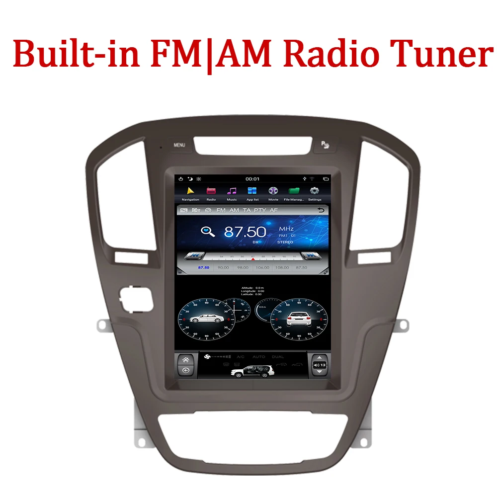 YAZH Android 8,1 OS автомобильный мультимедийный блок для Vauxhall, Opel Insignia/Buick Regal 2009 2010 2011 2012 2013 с 10," ips дисплеем