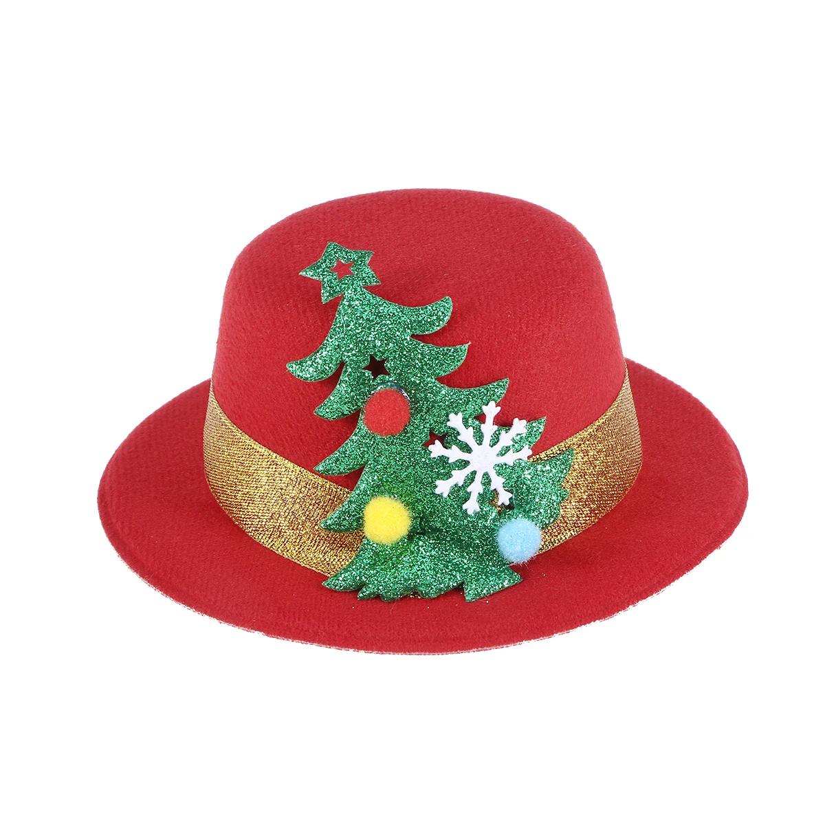 1 шт. заколка для волос Нетканая Рождественская Снежинка елка головной убор