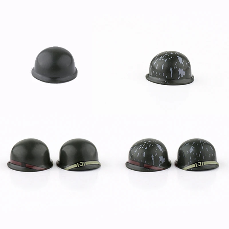 Новинка WW2 военный Американский солдатский шлем аксессуары строительные блоки