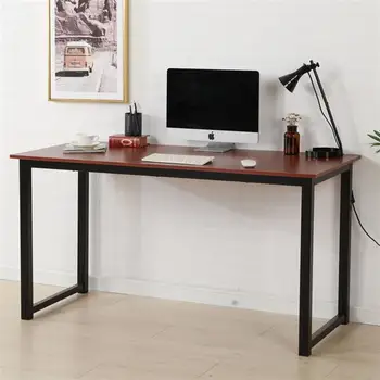 

dining table , computer desk , laptop desk , study table. High Density Board Table 55*24*29" Teak Color easy to assemble