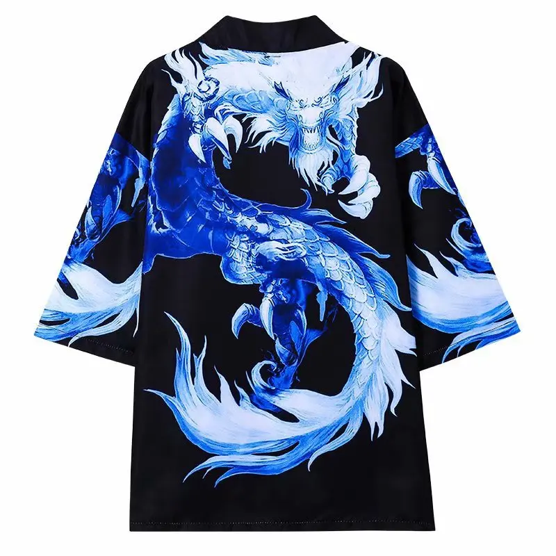 

Kimono Man Japanese Kimono Cardigan Yukata Male Kimono Jacket Men Japan Harajuku Streetwear Samurai Clothes Yukata Haori Obi