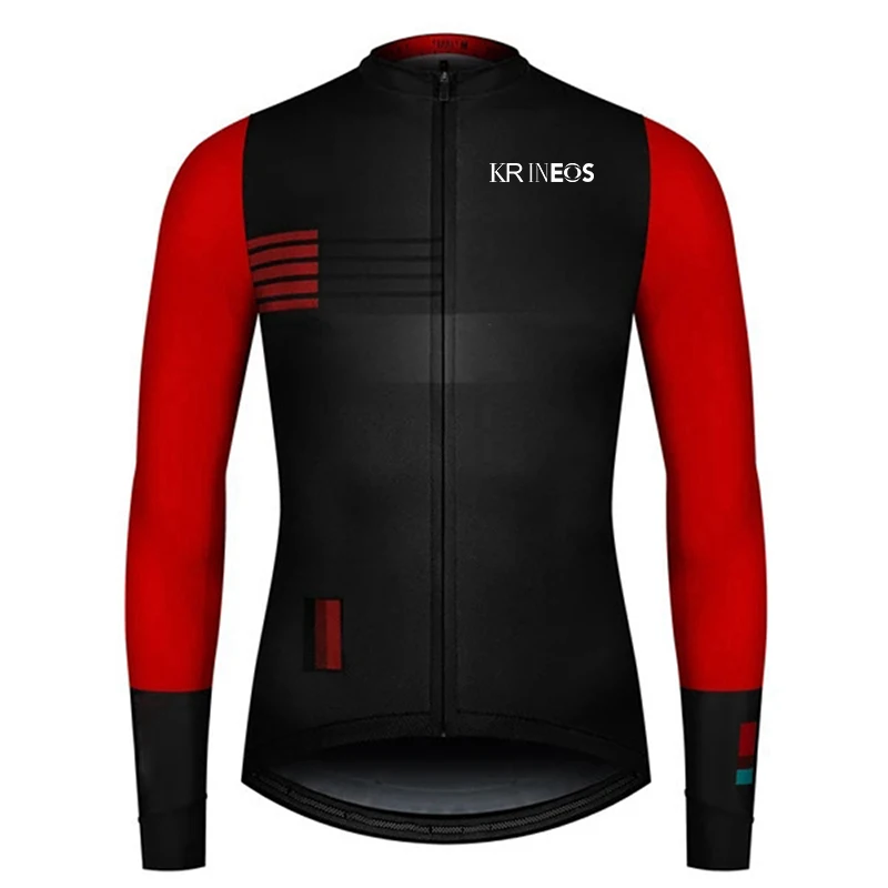 Демисезонная велосипедная одежда с длинными рукавами Мужская Maillot
