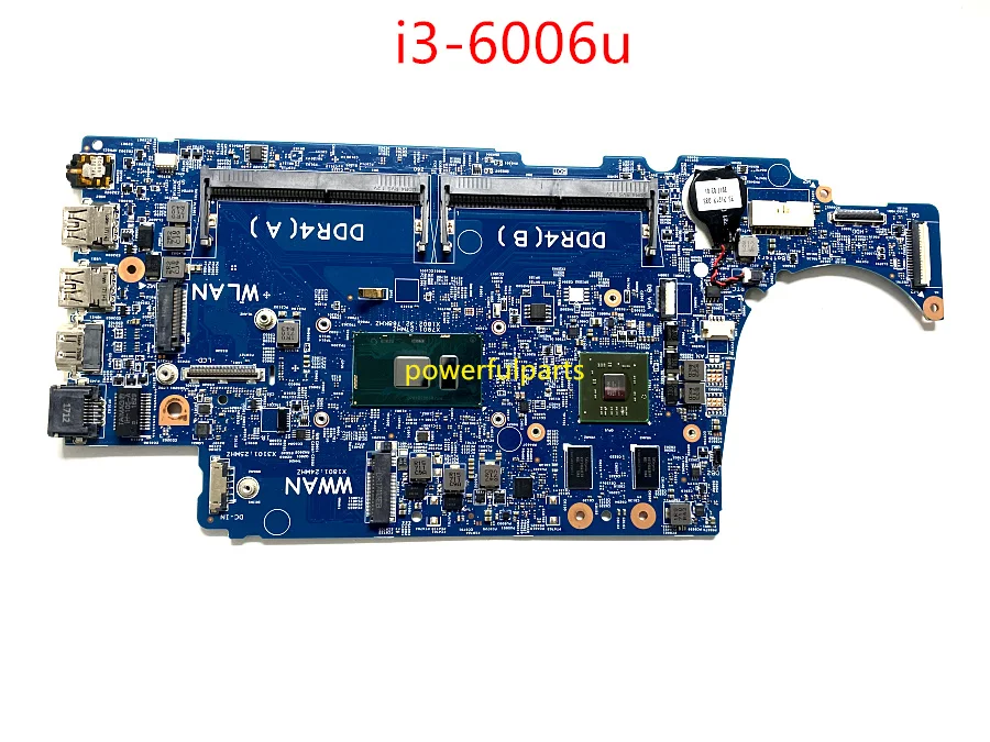 100% working for Dell latitude 3480 3580 motherboard 0C6H2V CN-0C6H2V 16852-1 with i3-6006 cpu + graphic tested ok cheap motherboard for pc
