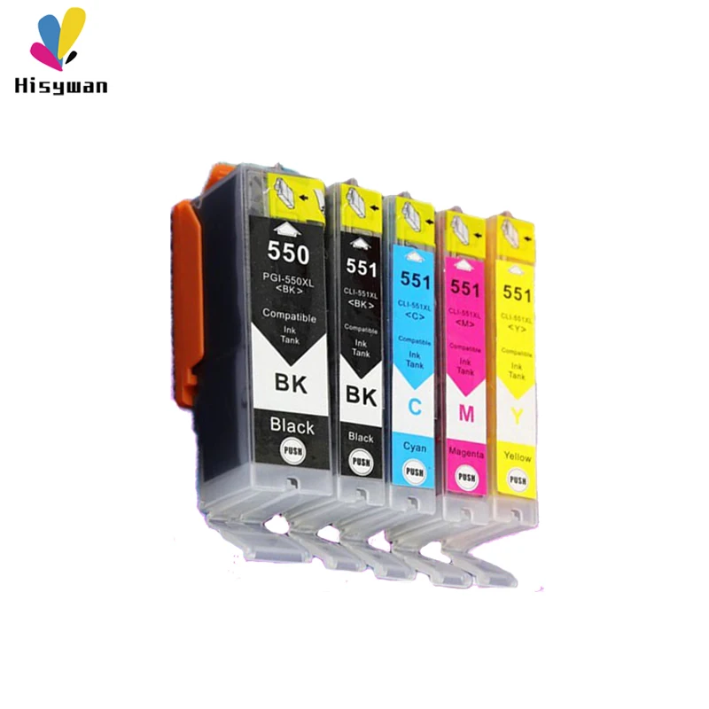 PGI550 CLI551 чернильный картридж для Canon PGI 550 IP7250 MG5450 MX925 MG5550 MG6450 MG5650 MG6650 IX6850 MX725 5