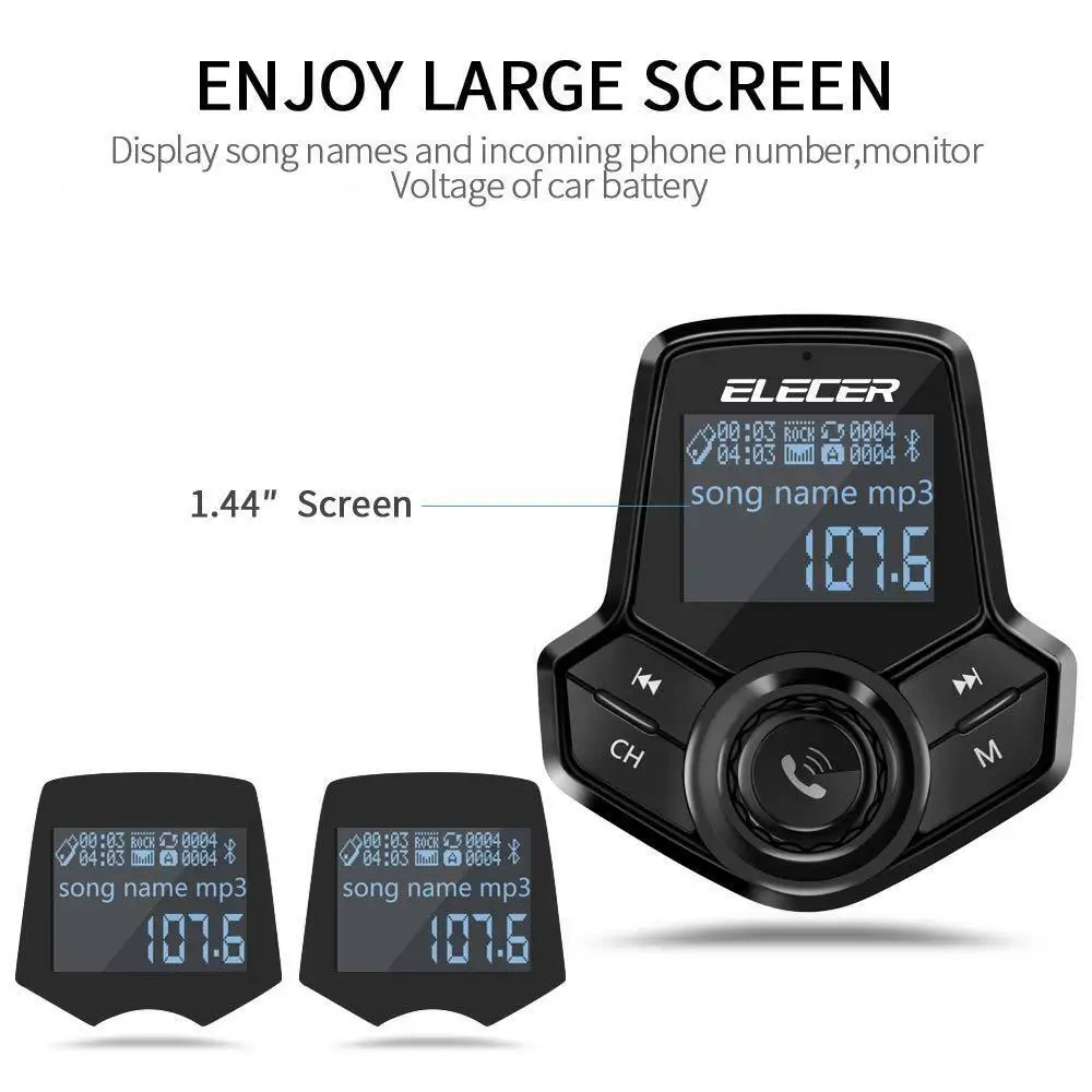 Bluetooth FM передатчик автомобильный комплект MP3 музыкальный плеер USB модулятор