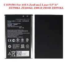 Батарея C11P1501 для ASUS ZenFone 2 Laser 5," /6 дюймов Zenfone selfie ZE550KL ZE601KL Z00LD Z011D ZD551KL Z00UD 2900/3000 мАч