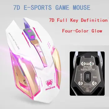

E-Sports Gaming Wired Mouse LED Optical Mouse Metal Chassis For Gamer PC Laptop Notebook Computer Accessories 4.27