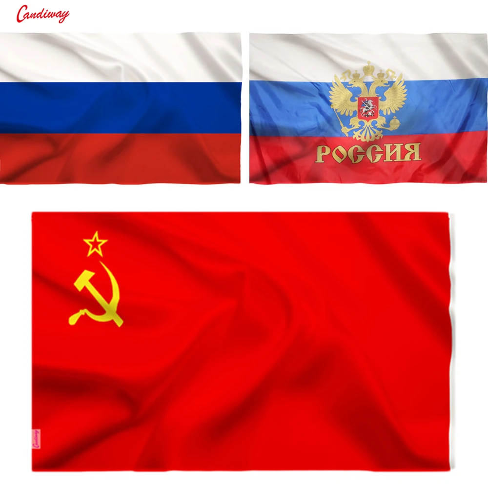 Tanio CCCP Outdoor rosyjska republika federalna rosja flagi kraj Banner