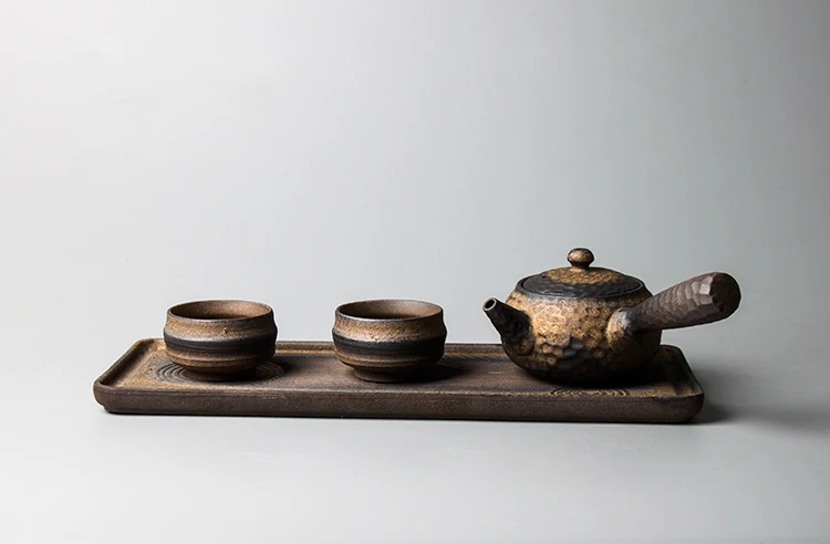 LUWU керамические чайные лотки, прямоугольный чайный столик, китайские чайные тарелки кунг-фу, чайная доска, аксессуары