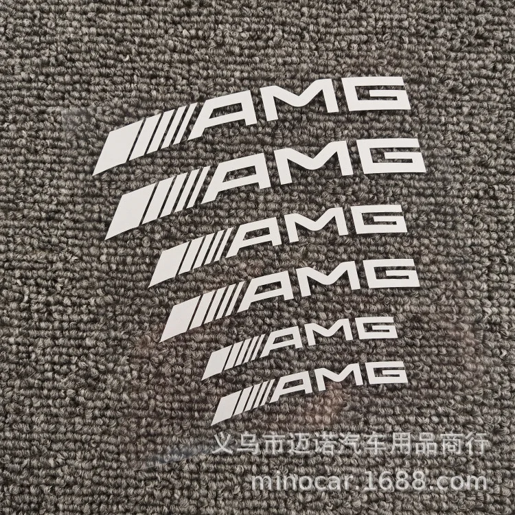 Подходит для Mercedes тормозной суппорт Модифицированная AMG клейкая бумага высокотемпературная устойчивая бампер наклейки AMG крутой Ступица колеса De