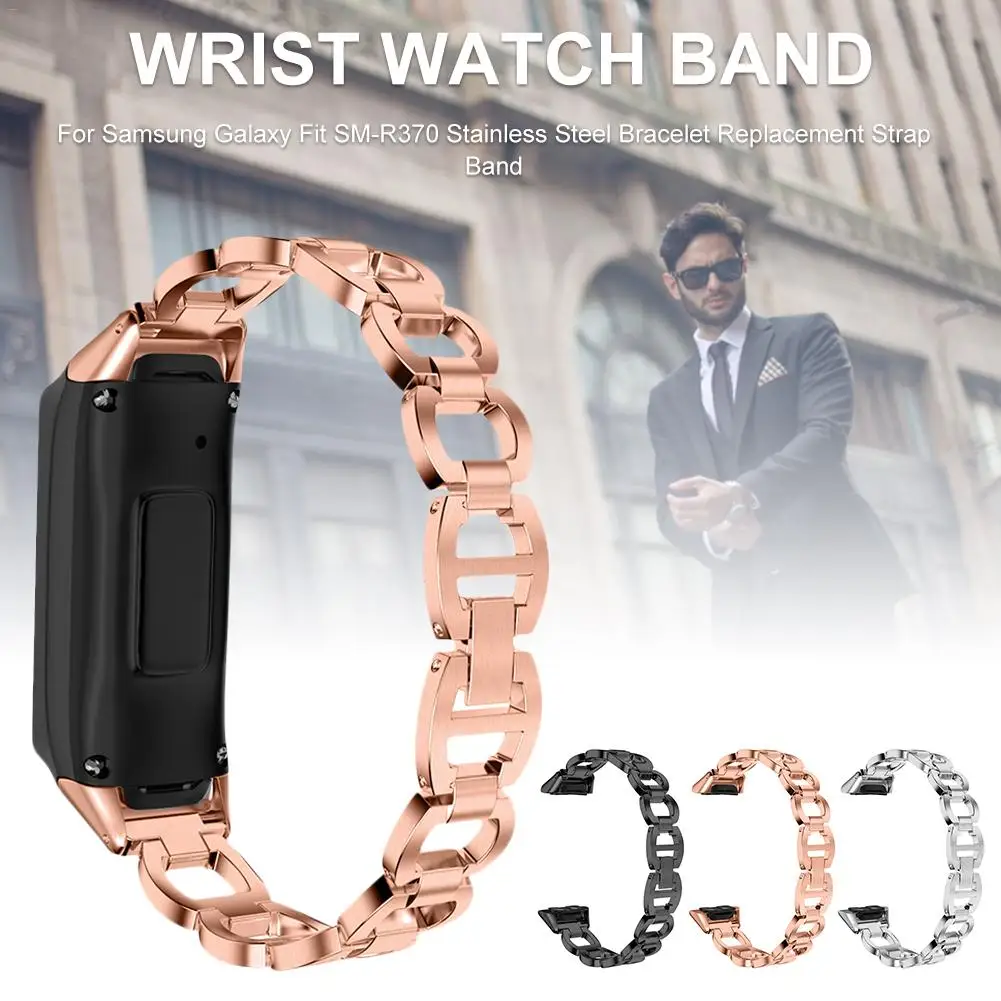 Высококачественный ремешок для наручных часов Galaxy Fit SM-R370 браслет из нержавеющей стали модный сменный ремешок