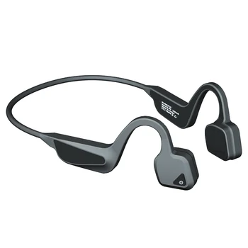 

Bone Conduction Bluetooth Sports Headphones IPX5 Waterproof Memory Skeleton Bendable 6 Hours Music Duration Smart Compatible wit