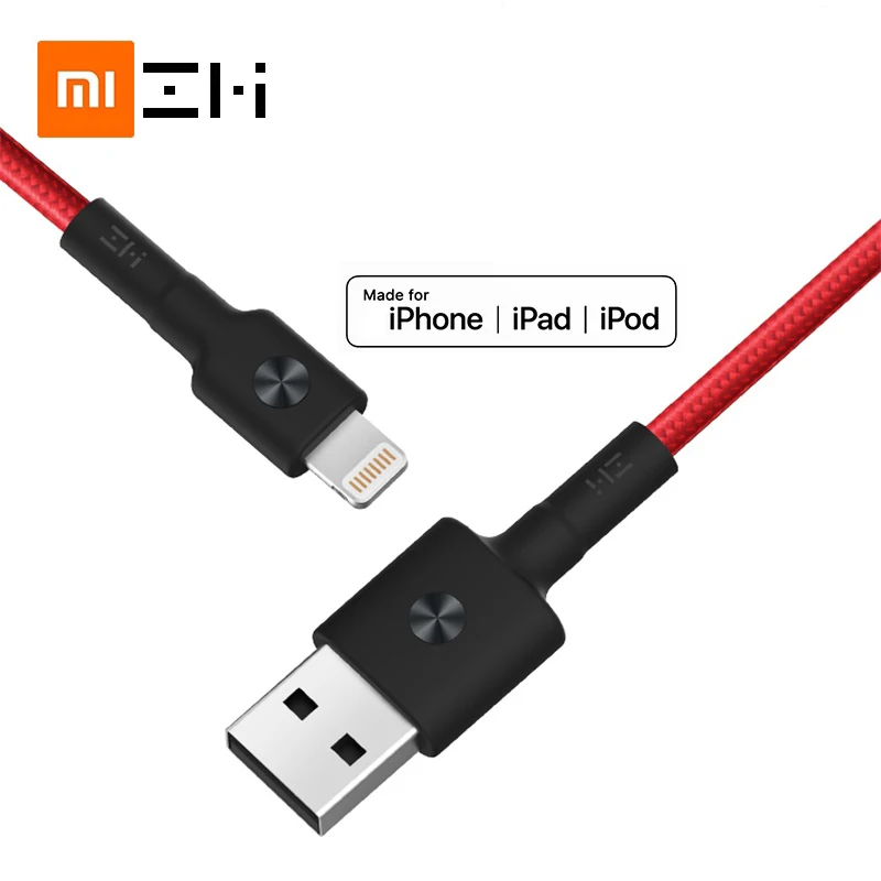 Usb кабель ZMI MFI lightning для iPhone 11 xs xr 8 7 6s plus 5 se apple ipad быстрой зарядки и передачи данных