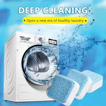 

1/5/10pcsTab Washing Machine Cleaning Tablet Effervescent Tablet Eco-friendly Efficient Washer Cleaner Home Laundry Supplies